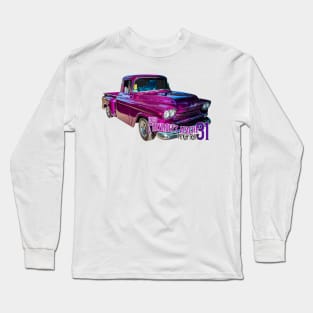 1959 Chevrolet Apache 31 Pickup Truck Long Sleeve T-Shirt